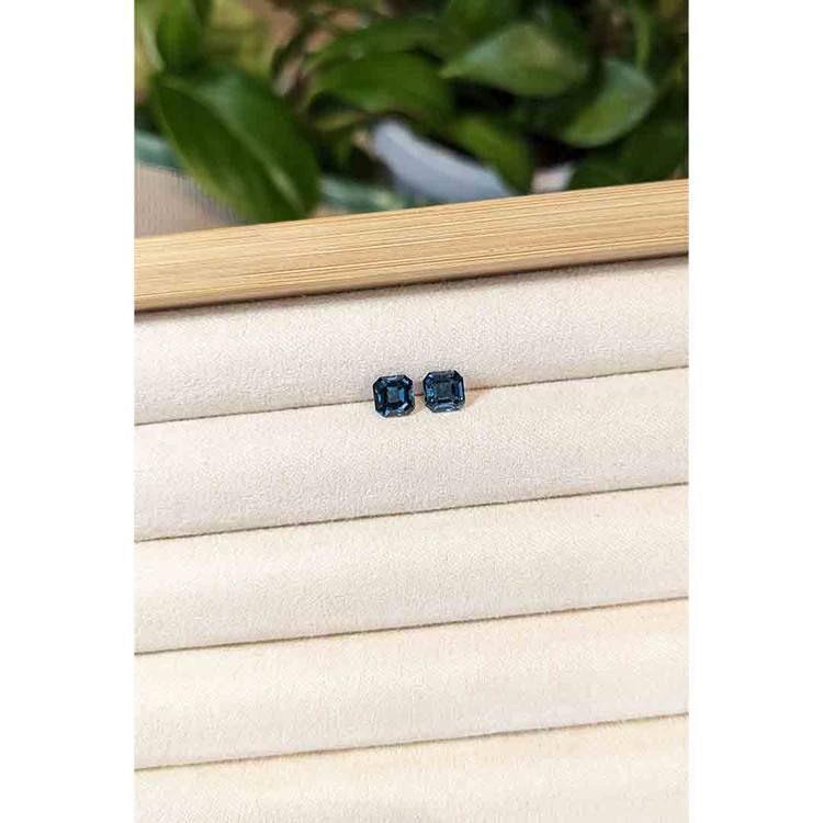 1.92 Ct.Tw. Cobalt Spinel Pair from Tanzania