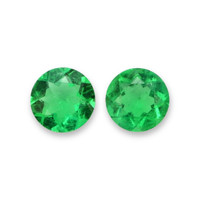 0.88 Ct.Tw.Total Carat Weight Emerald Pair from Colombia Video