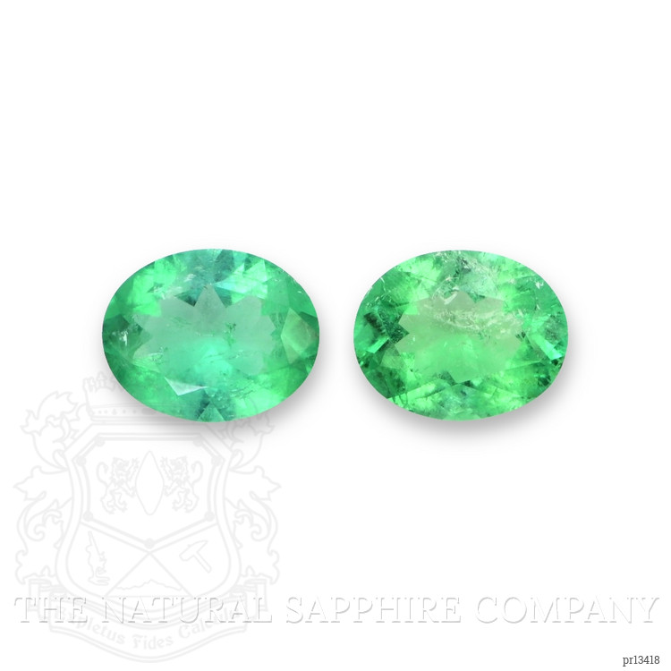 4.68 Ct.Tw. Emerald Pair from Colombia