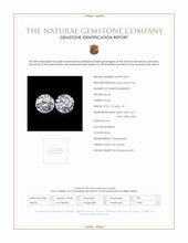 2.31 Ct.Tw.Total Carat Weight White Zircon Pair from Ceylon (Sri Lanka) Scan Report