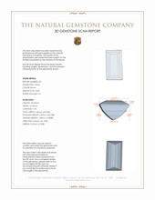 26.97 Ct.Tw.Total Carat Weight Citrine Pair from Brazil 3 D Scan Report