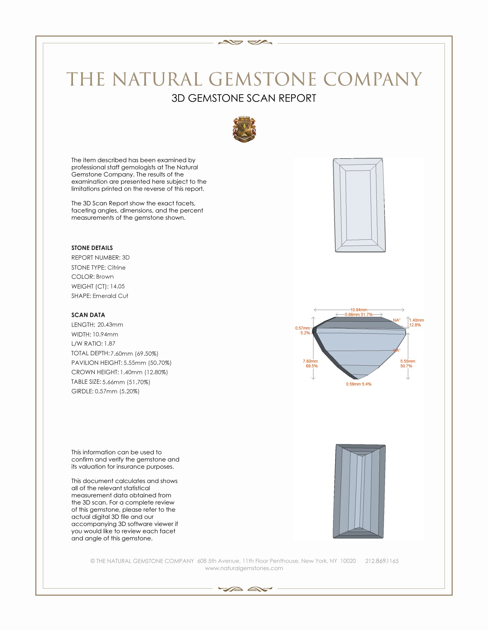 26.97 Ct.Tw. Citrine Pair from Brazil