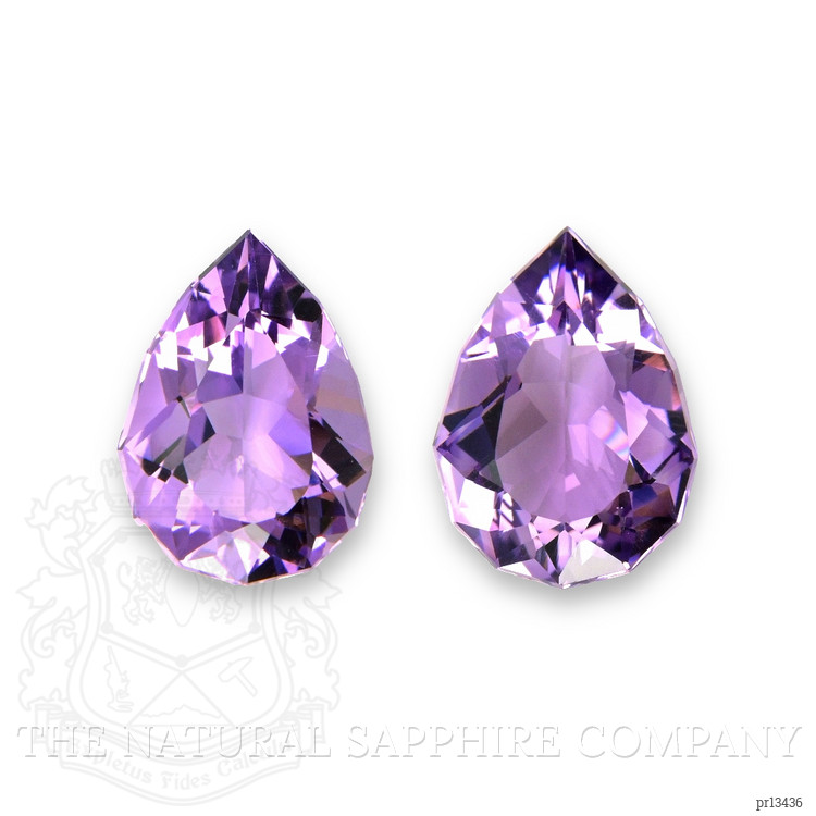 7.17 Ct.Tw. Amethyst Pair from Brazil