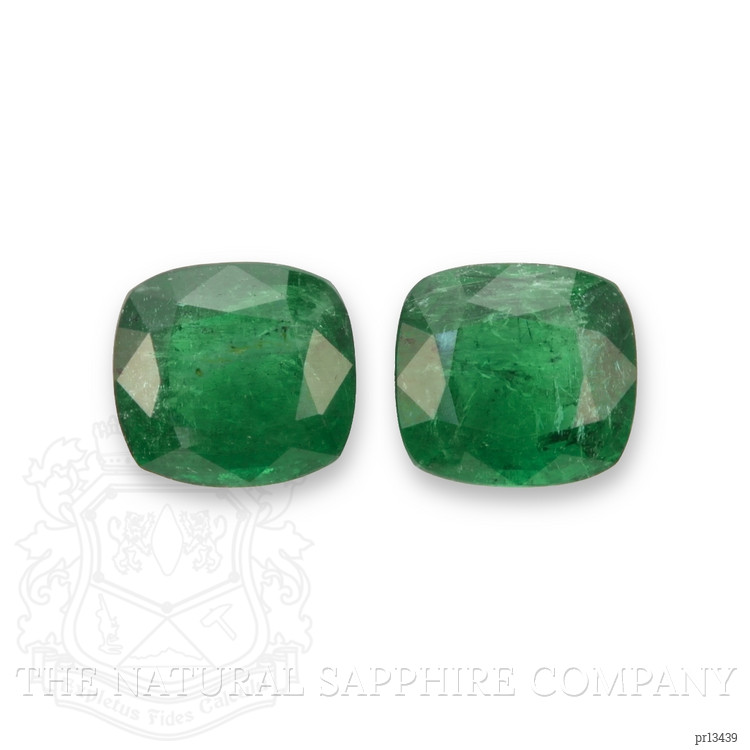 15.30 Ct.Tw. Emerald Pair from Zambia