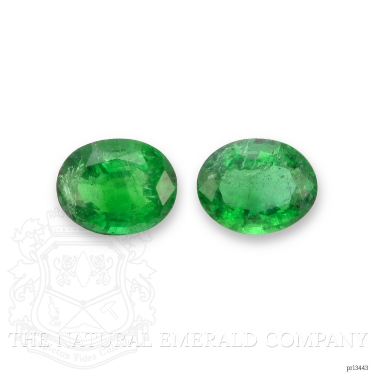 5.28 Ct.Tw. Emerald Pair from Zambia