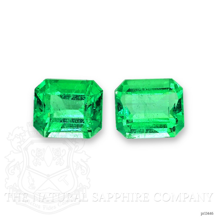 6.84 Ct.Tw. Emerald Pair from Colombia