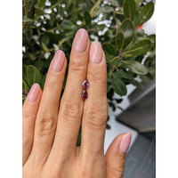 1.49 Ct.Tw.Total Carat Weight Ruby Pair from Thailand Life Style