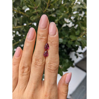 2.13 Ct.Tw.Total Carat Weight Ruby Pair from Thailand Life Style
