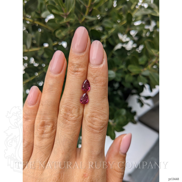 2.13 Ct.Tw. Ruby Pair from Thailand