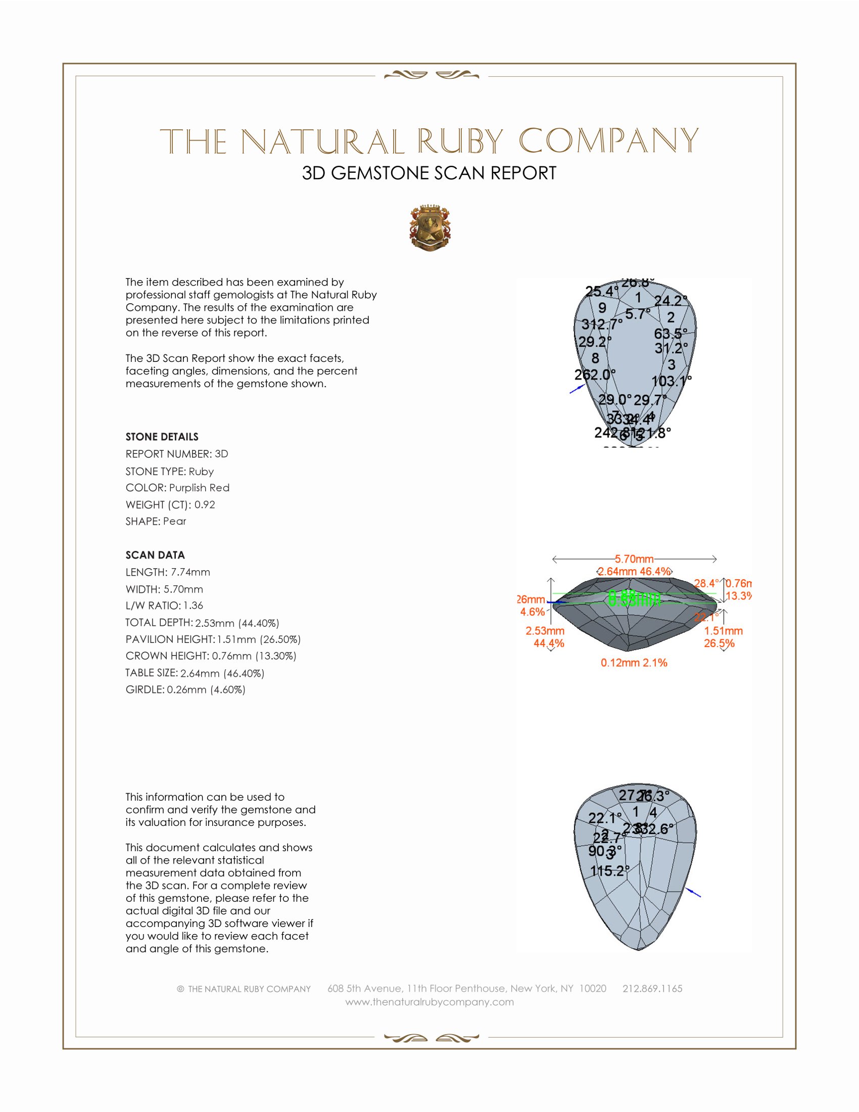 2.13 Ct.Tw. Ruby Pair from Thailand