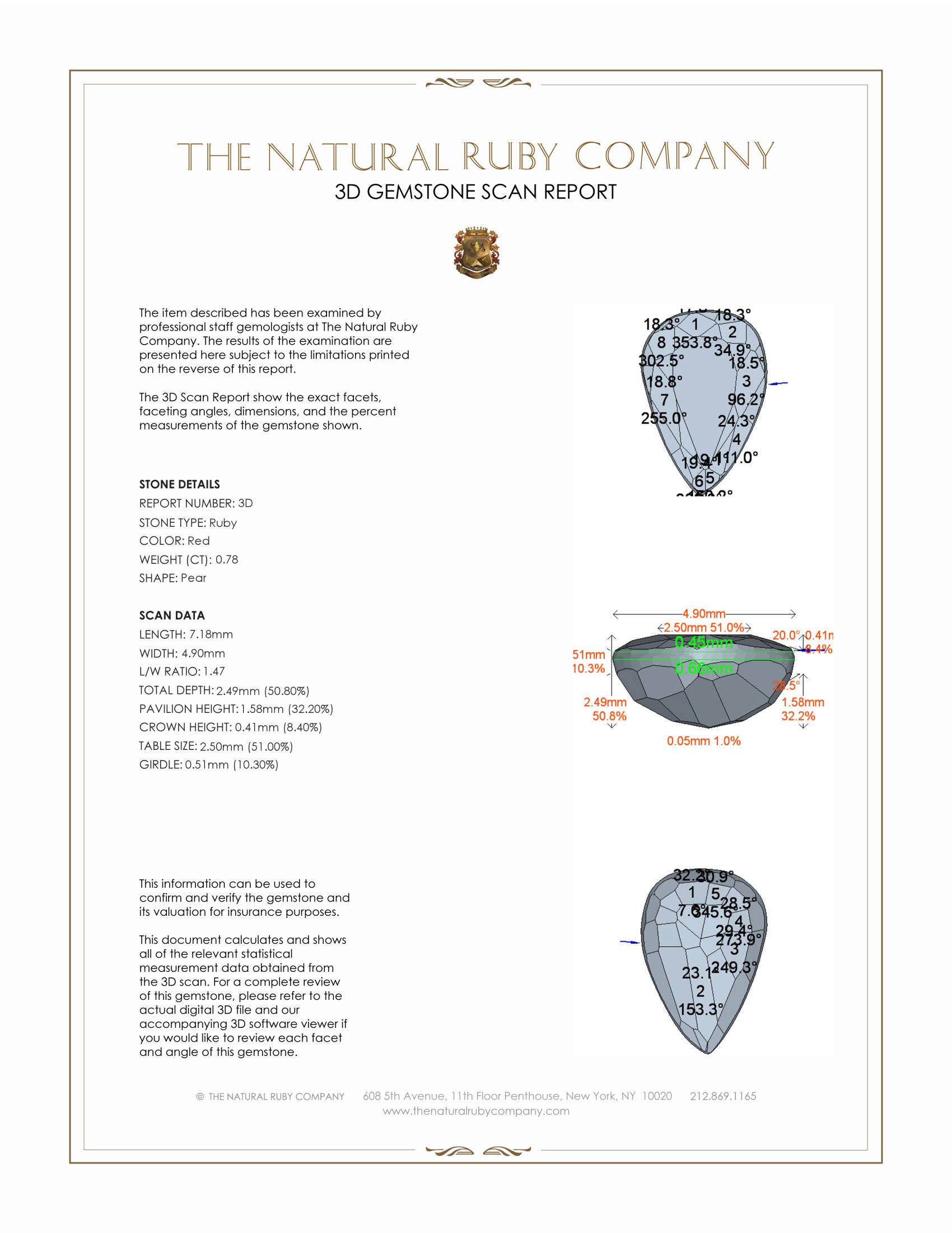 1.49 Ct.Tw. Ruby Pair from Thailand