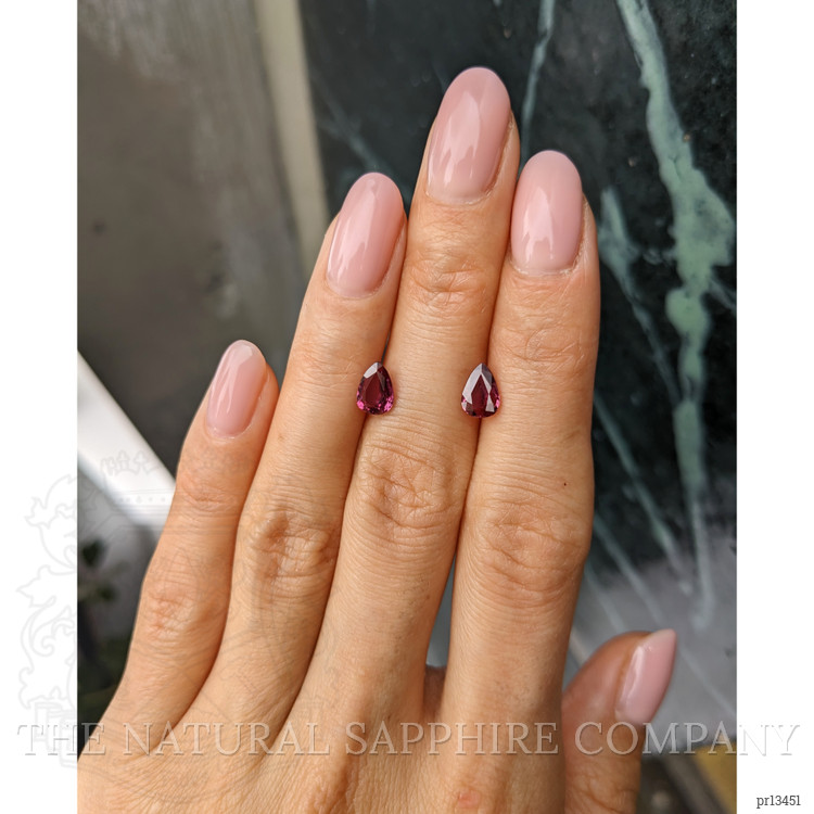 1.97 Ct.Tw. Ruby Pair from Thailand