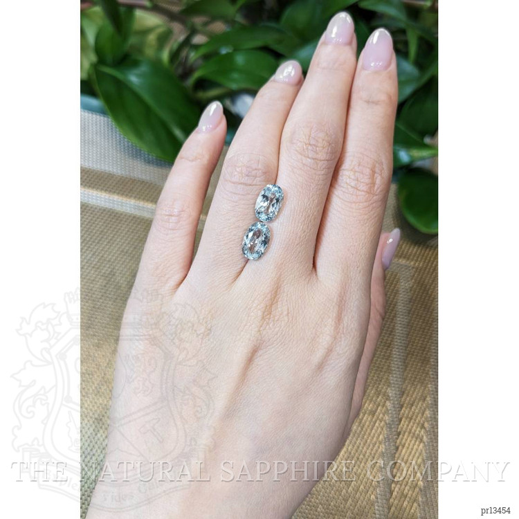 3.84 Ct.Tw. Aquamarine Pair from Brazil