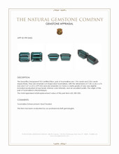 4.00 Ct.Tw.Total Carat Weight Tourmaline Pair from Mozambique Appraisal