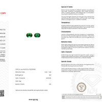 4.11 Ct.Tw.Total Carat Weight Tourmaline Pair from Mozambique Scan Report