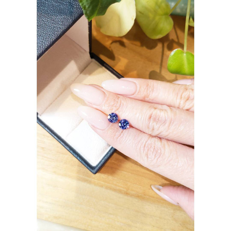 1.60 Ct.Tw. Tanzanite Pair from Tanzania