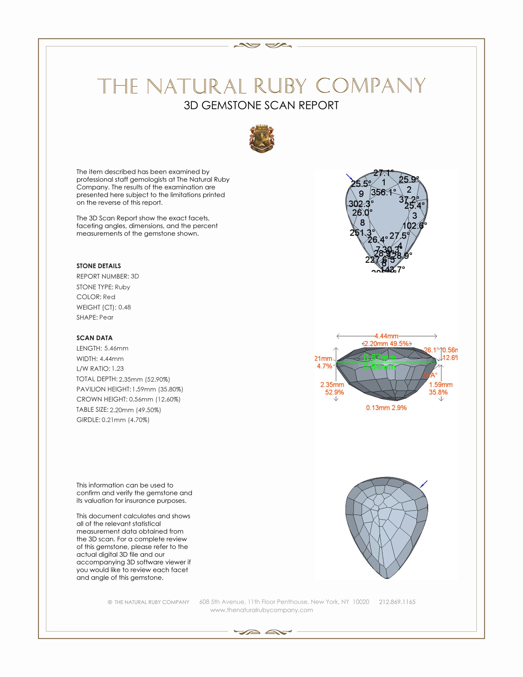 0.96 Ct.Tw. Ruby Pair from Thailand