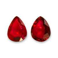 1.01&nbsp;Ct.Tw.Total Carat Weight Ruby Pair from Thailand Video