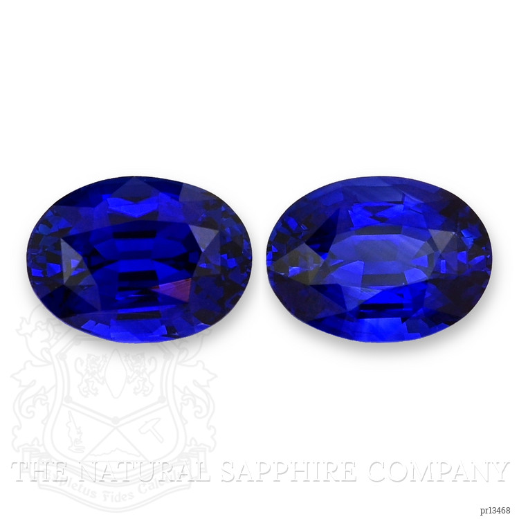 4.66 Ct.Tw. Blue Sapphire Pair from Ceylon (Sri Lanka)