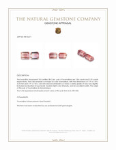 5.79 Ct.Tw.Total Carat Weight Tourmaline Pair from Mozambique Appraisal