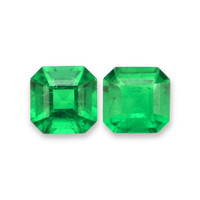 0.34&nbsp;Ct.Tw.Total Carat Weight Emerald Pair from Afghanistan Video