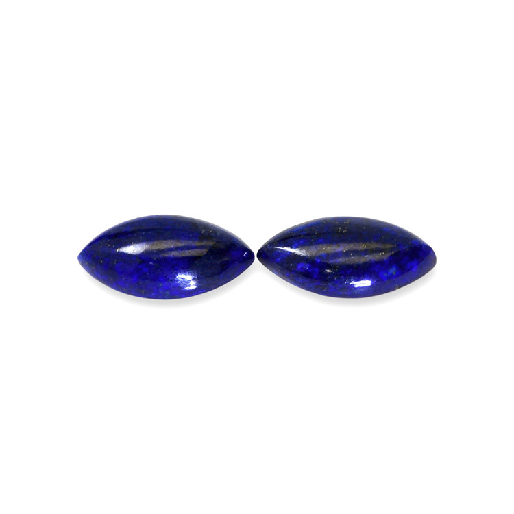 25.59 Ct.Tw. Cabochon Lapis Pair from Afghanistan