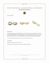 3.42 Ct.Tw.Total Carat Weight Heliodor Pair from Pakistan Appraisal