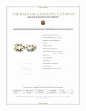 3.42 Ct.Tw.Total Carat Weight Yellow Heliodor Pair from Pakistan Scan Report