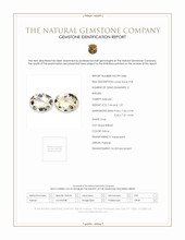 3.01 Ct.Tw.Total Carat Weight Yellow Heliodor Pair from Pakistan Scan Report