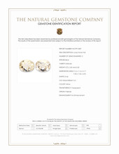 4.00 Ct.Tw.Total Carat Weight Yellow Heliodor Pair from Pakistan Scan Report