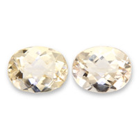 4.00 Ct.Tw.Total Carat Weight Heliodor Pair from Pakistan Video