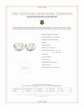 3.33 Ct.Tw.Total Carat Weight Yellow Heliodor Pair from Pakistan Scan Report