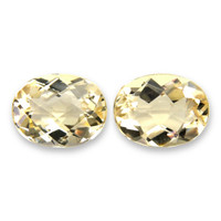 3.33 Ct.Tw.Total Carat Weight Heliodor Pair from Pakistan Video