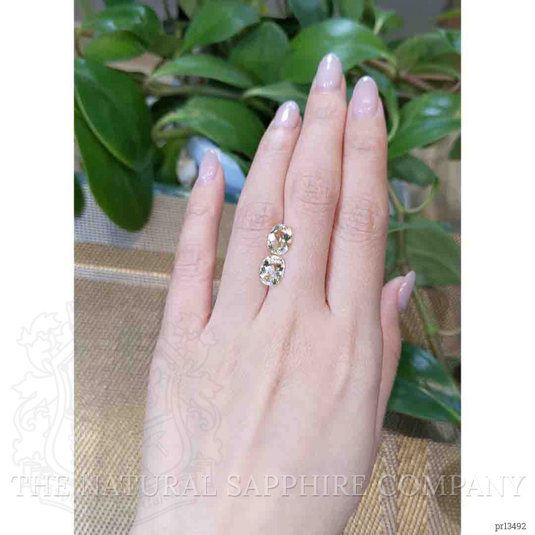 3.33 Ct.Tw. Heliodor Pair from Pakistan