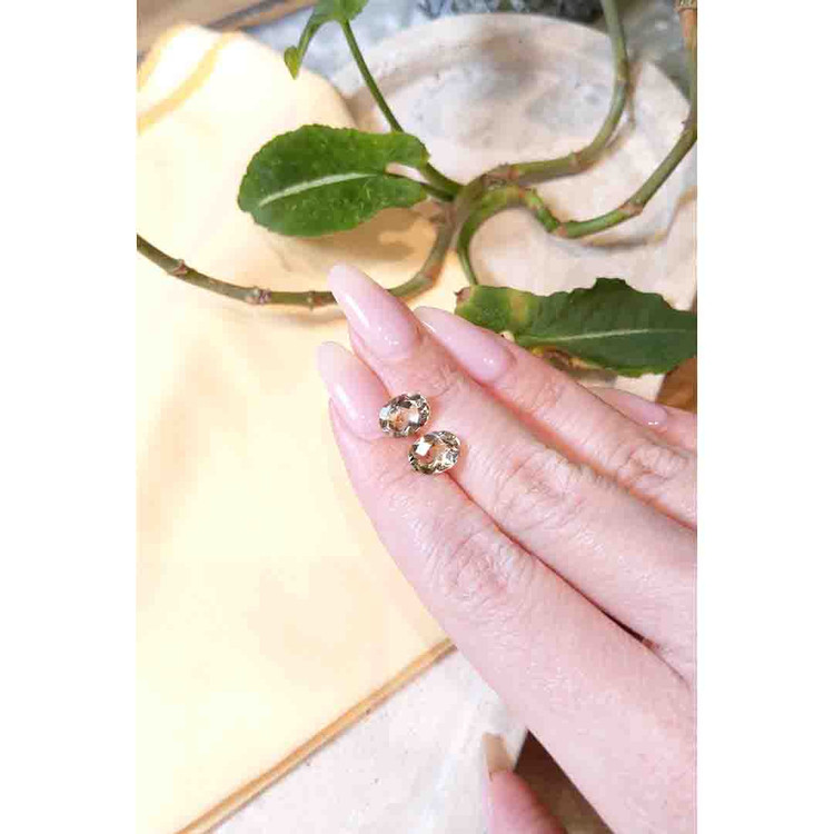 3.41 Ct.Tw. Heliodor Pair from Pakistan