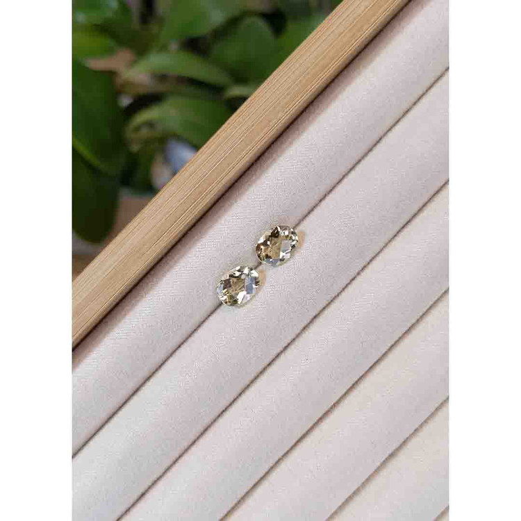 3.64 Ct.Tw. Heliodor Pair from Pakistan