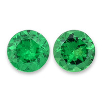 1.35 Ct.Tw.Total Carat Weight Tsavorite Garnet Pair from Madagascar Video