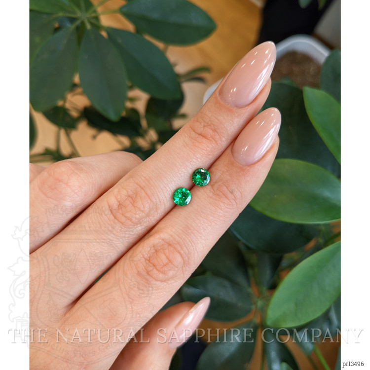 1.35 Ct.Tw. Tsavorite Garnet Pair from Madagascar