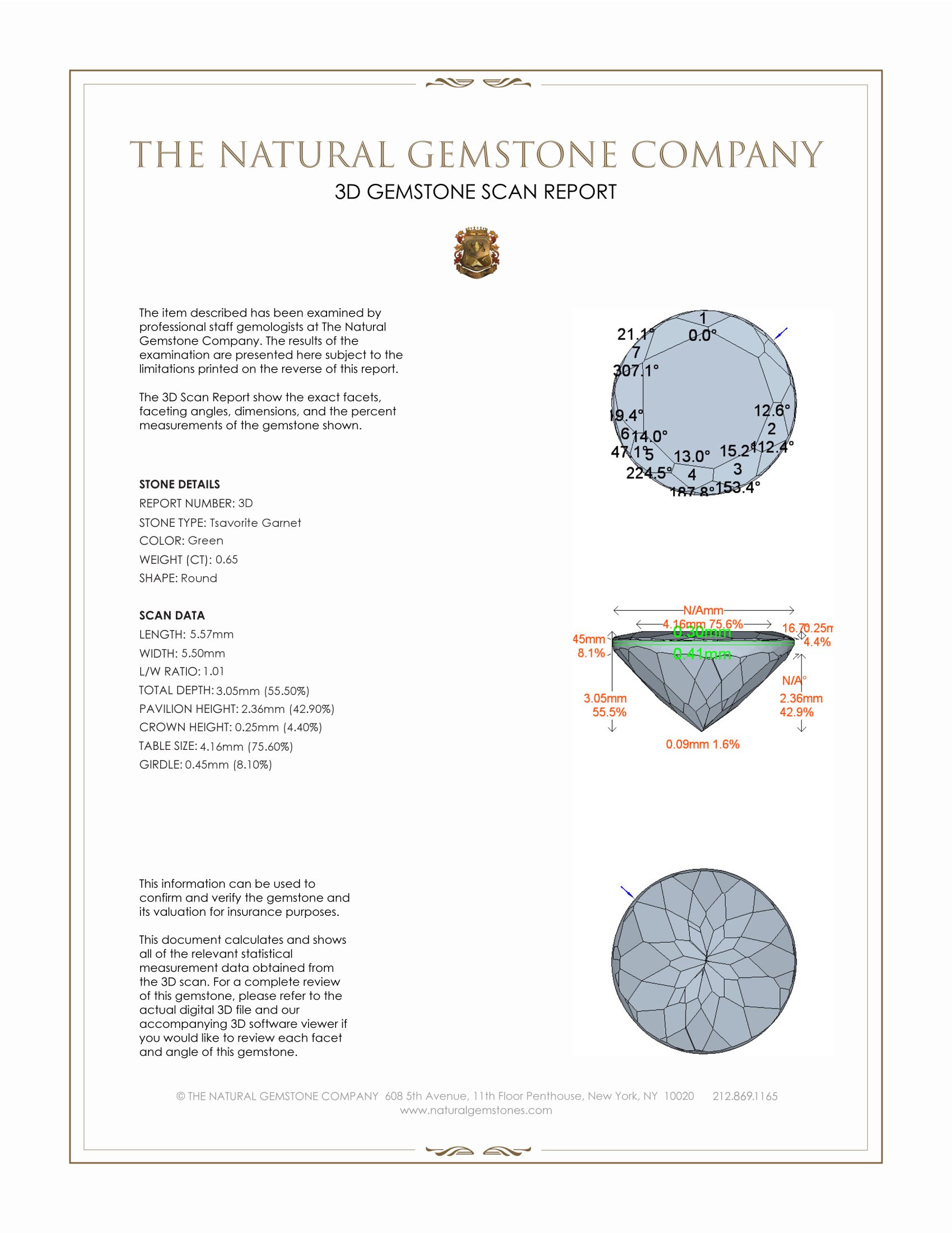 1.35 Ct.Tw. Tsavorite Garnet Pair from Madagascar