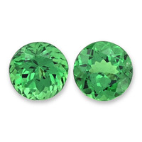 1.20 Ct.Tw.Total Carat Weight Tsavorite Garnet Pair from Madagascar Video