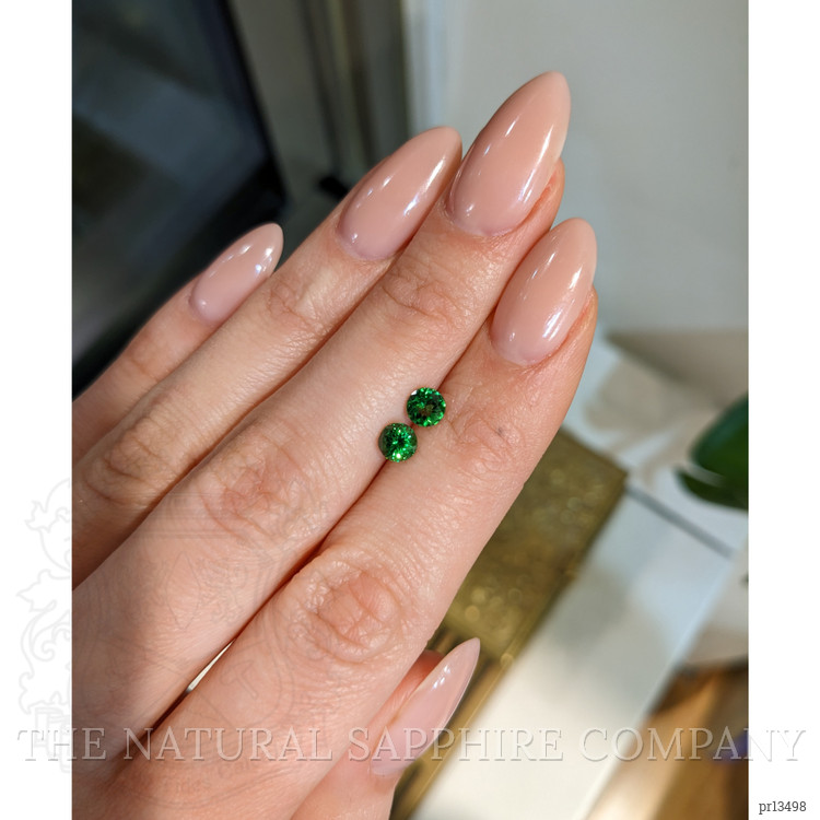 1.20 Ct.Tw. Tsavorite Garnet Pair from Madagascar