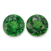 0.96 Ct.Tw.Total Carat Weight Tsavorite Garnet Pair from Madagascar Video