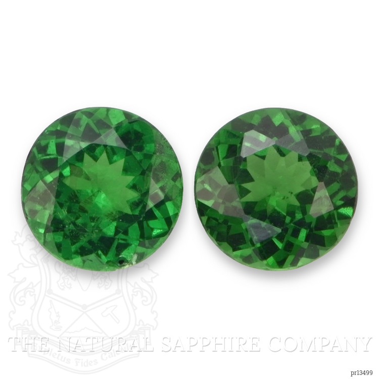 0.96 Ct.Tw. Tsavorite Garnet Pair from Madagascar