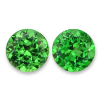 1.25 Ct.Tw.Total Carat Weight Tsavorite Garnet Pair from Madagascar Video