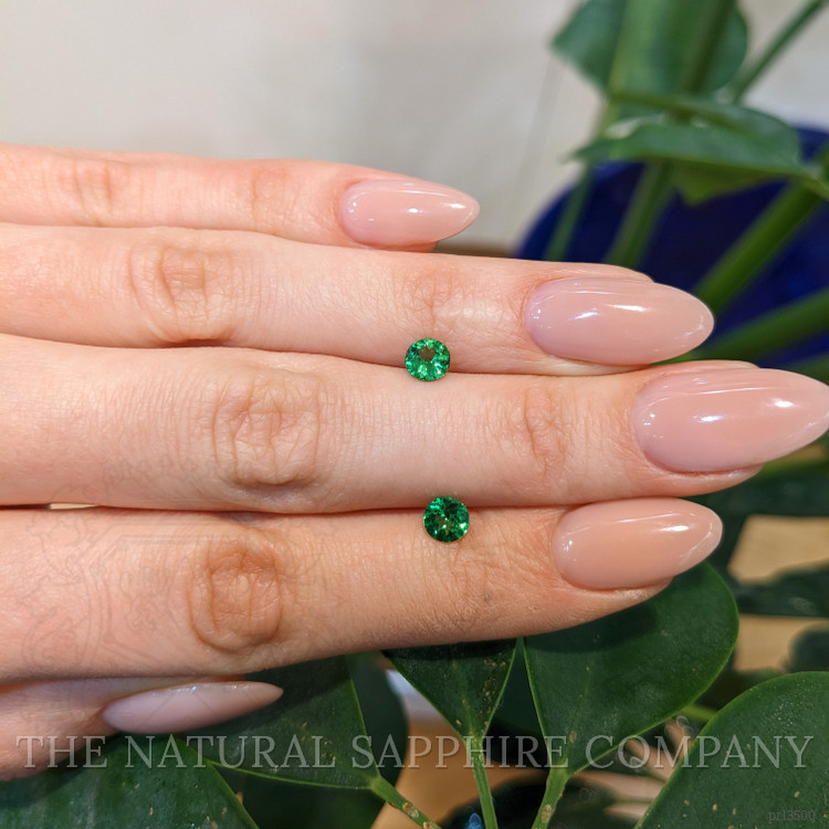 1.25 Ct.Tw. Tsavorite Garnet Pair from Madagascar