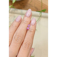 0.70&nbsp;Ct.Tw.Total Carat Weight Purplish Pink Sapphire Pair from Ceylon (Sri Lanka) Life Style