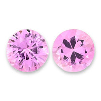 0.58&nbsp;Ct.Tw.Total Carat Weight Pink Sapphire Pair from Ceylon (Sri Lanka) Video
