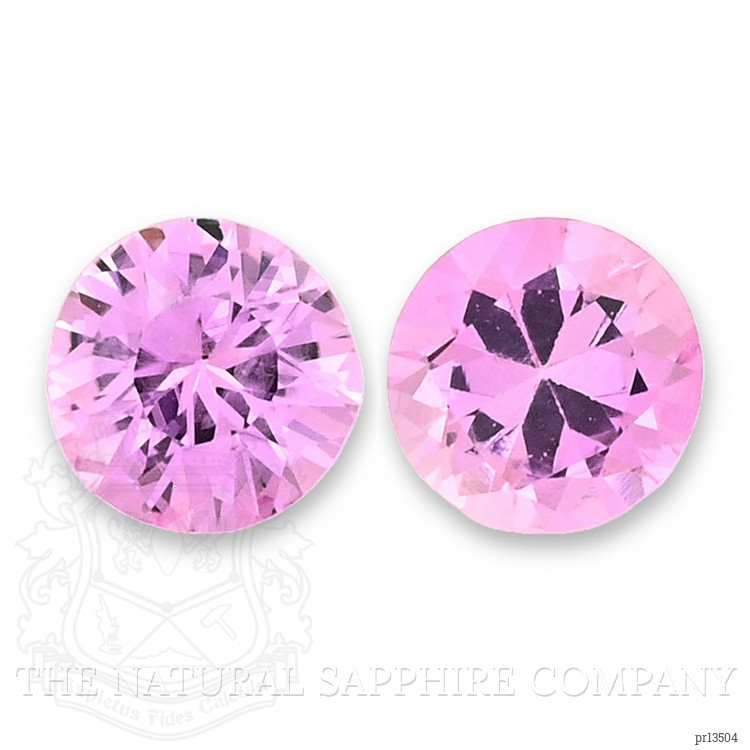 0.58 Ct.Tw. Pink Sapphire Pair from Ceylon (Sri Lanka)