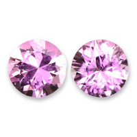0.58&nbsp;Ct.Tw.Total Carat Weight Pink Sapphire Pair from Ceylon (Sri Lanka) Video