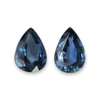4.06&nbsp;Ct.Tw.Total Carat Weight Blue Sapphire Pair from Ceylon (Sri Lanka) Video